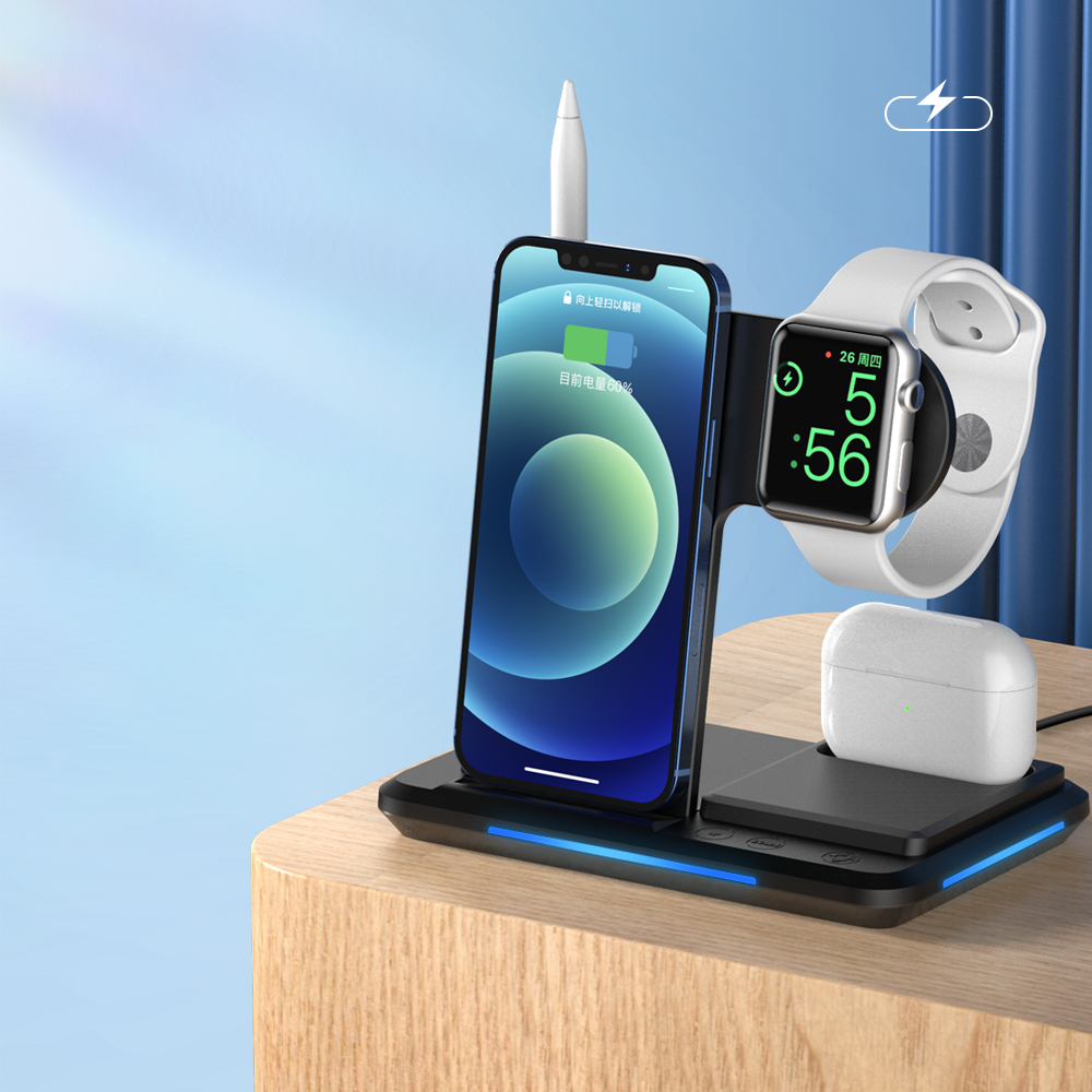 Y1 four in one wireless charging